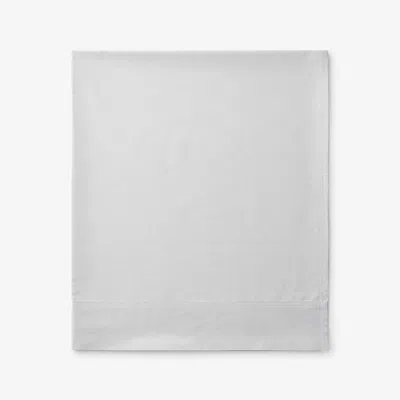 The Company Store Premium Cool Supima® Cotton Percale Flat Bed Sheet In Pearl Gray