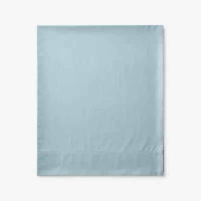 The Company Store Premium Cool Supima® Cotton Percale Flat Bed Sheet In Slate Blue
