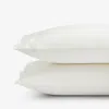 The Company Store Premium Cool Supima® Cotton Percale Pillowcase Set In Ivory
