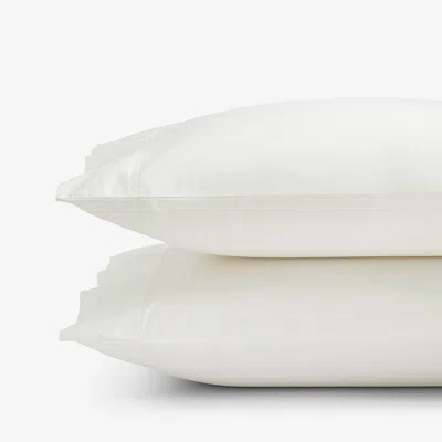 The Company Store Premium Cool Supima® Cotton Percale Pillowcase Set In Ivory