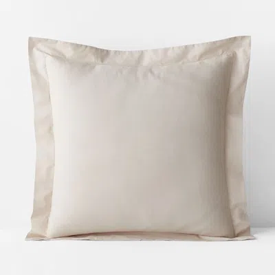 The Company Store Premium Cool Supima® Cotton Percale Sham In Beige