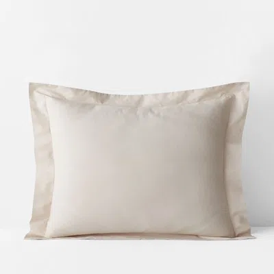 The Company Store Premium Cool Supima® Cotton Percale Sham In Beige