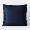 The Company Store Premium Cool Supima® Cotton Percale Sham In Blue