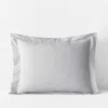The Company Store Premium Cool Supima® Cotton Percale Sham In Pearl Gray