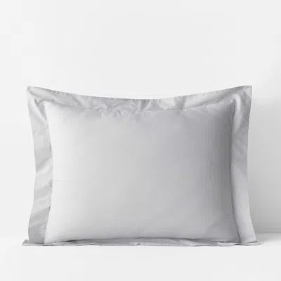 The Company Store Premium Cool Supima® Cotton Percale Sham In Pearl Gray
