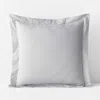 The Company Store Premium Cool Supima® Cotton Percale Sham In Pearl Gray