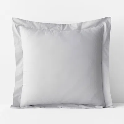 The Company Store Premium Cool Supima® Cotton Percale Sham In Pearl Gray