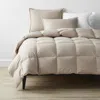 The Company Store Premium Down Light Warmth Comforter In Beige