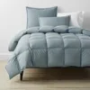 The Company Store Premium Down Light Warmth Comforter In Blue