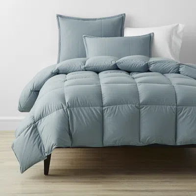 The Company Store Premium Down Light Warmth Comforter In Blue