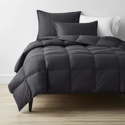 The Company Store Premium Down Light Warmth Comforter In Charcoal Gray