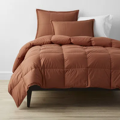 The Company Store Premium Down Light Warmth Comforter In Orange/coral