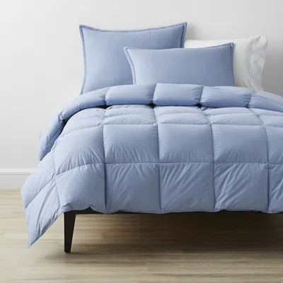 The Company Store Premium Down Light Warmth Comforter In Porcelain Blue