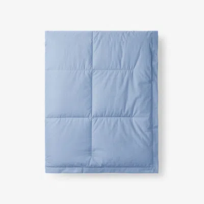 The Company Store Premium Down Throw Blanket In Porcelain Blue