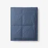 The Company Store Premium Down Throw Blanket In Smoke Blue