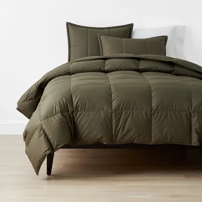 The Company Store Premium Down Ultra Warmth Comforter In Green