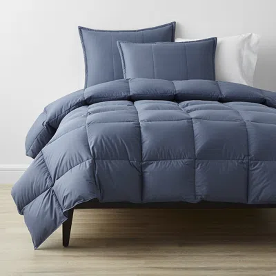 The Company Store Premium Down Ultra Warmth Comforter In Smoke Blue