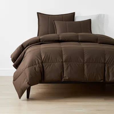 The Company Store Premium Loftaire™ Down Alternative Light Warmth Comforter In Dark Brown