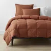 The Company Store Premium Loftaire™ Down Alternative Light Warmth Comforter In Orange/coral