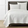 The Company Store Premium Smooth Cotton Sateen Solid Quilt In White