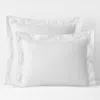 The Company Store Premium Smooth Egyptian Cotton Sateen Sham In White