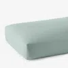 The Company Store Premium Smooth Supima® Cotton Wrinkle-free Sateen Deep Pocket Fitted Bed Sheet In Green/teal/turquoise Blue