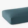 The Company Store Premium Smooth Supima® Cotton Wrinkle-free Sateen Deep Pocket Fitted Bed Sheet In Ocean Blue