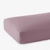 The Company Store Premium Smooth Supima® Cotton Wrinkle-free Sateen Deep Pocket Fitted Bed Sheet In Purple