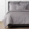 The Company Store Premium Smooth Supima® Cotton Wrinkle-free Sateen Duvet Cover In Gray