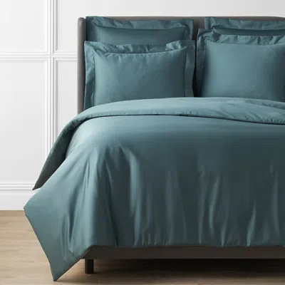 The Company Store Premium Smooth Supima® Cotton Wrinkle-free Sateen Duvet Cover In Ocean Blue