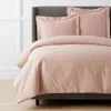 The Company Store Premium Smooth Supima® Cotton Wrinkle-free Sateen Duvet Cover In Pink