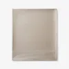 The Company Store Premium Smooth Supima® Cotton Wrinkle-free Sateen Flat Bed Sheet In Beige