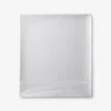 The Company Store Premium Smooth Supima® Cotton Wrinkle-free Sateen Flat Bed Sheet In Light Gray