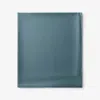 The Company Store Premium Smooth Supima® Cotton Wrinkle-free Sateen Flat Bed Sheet In Ocean Blue