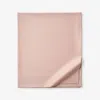 The Company Store Premium Smooth Supima® Cotton Wrinkle-free Sateen Flat Bed Sheet In Pink