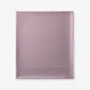 The Company Store Premium Smooth Supima® Cotton Wrinkle-free Sateen Flat Bed Sheet In Purple