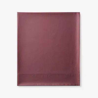 The Company Store Premium Smooth Supima® Cotton Wrinkle-free Sateen Flat Bed Sheet In Pink
