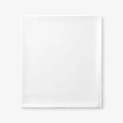 The Company Store Premium Smooth Supima® Cotton Wrinkle-free Sateen Flat Bed Sheet In White