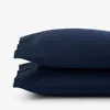 The Company Store Premium Smooth Supima® Cotton Wrinkle-free Sateen Pillowcase Set In Blue