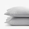 The Company Store Premium Smooth Supima® Cotton Wrinkle-free Sateen Pillowcase Set In Light Gray