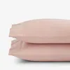 The Company Store Premium Smooth Supima® Cotton Wrinkle-free Sateen Pillowcase Set In Pink