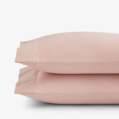 The Company Store Premium Smooth Supima® Cotton Wrinkle-free Sateen Pillowcase Set In Pink