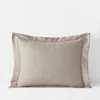 The Company Store Premium Smooth Supima® Cotton Wrinkle-free Sateen Sham In Beige