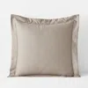 The Company Store Premium Smooth Supima® Cotton Wrinkle-free Sateen Sham In Beige