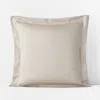 The Company Store Premium Smooth Supima® Cotton Wrinkle-free Sateen Sham In Beige/ivory