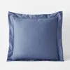 The Company Store Premium Smooth Supima® Cotton Wrinkle-free Sateen Sham In Blue Dusk