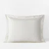 The Company Store Premium Smooth Supima® Cotton Wrinkle-free Sateen Sham In Ivory