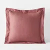The Company Store Premium Smooth Supima® Cotton Wrinkle-free Sateen Sham In Orange/coral/red