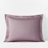 The Company Store Premium Smooth Supima® Cotton Wrinkle-free Sateen Sham In Purple