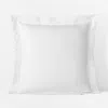 The Company Store Premium Smooth Supima® Cotton Wrinkle-free Sateen Sham In White